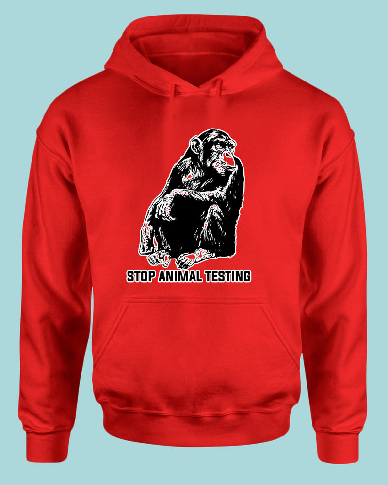 Stop Animals Testing Hoodie vegetarian Hoodie - Fivestartees