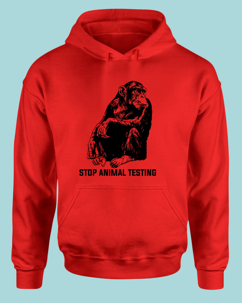 Stop Animals Testing Hoodie vegetarian Hoodie - Fivestartees