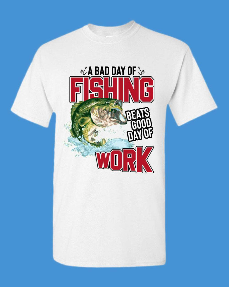 A bad day of fishing beats good day of work t-shirt, fisherman tees - Fivestartees