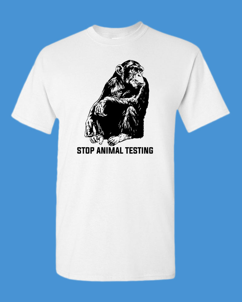 Stop Animals Testing T-shirt vegetarian T-shirt - Fivestartees