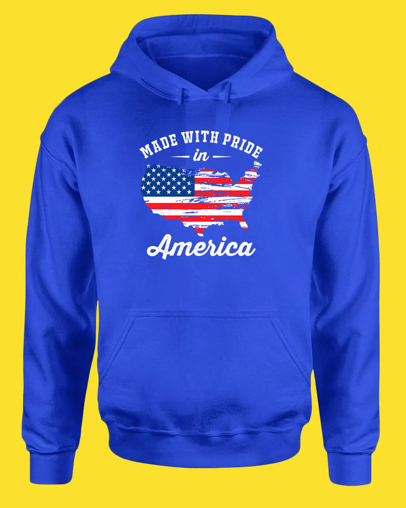 Made With Pride In America hoodie USA Flag hoodie - Fivestartees