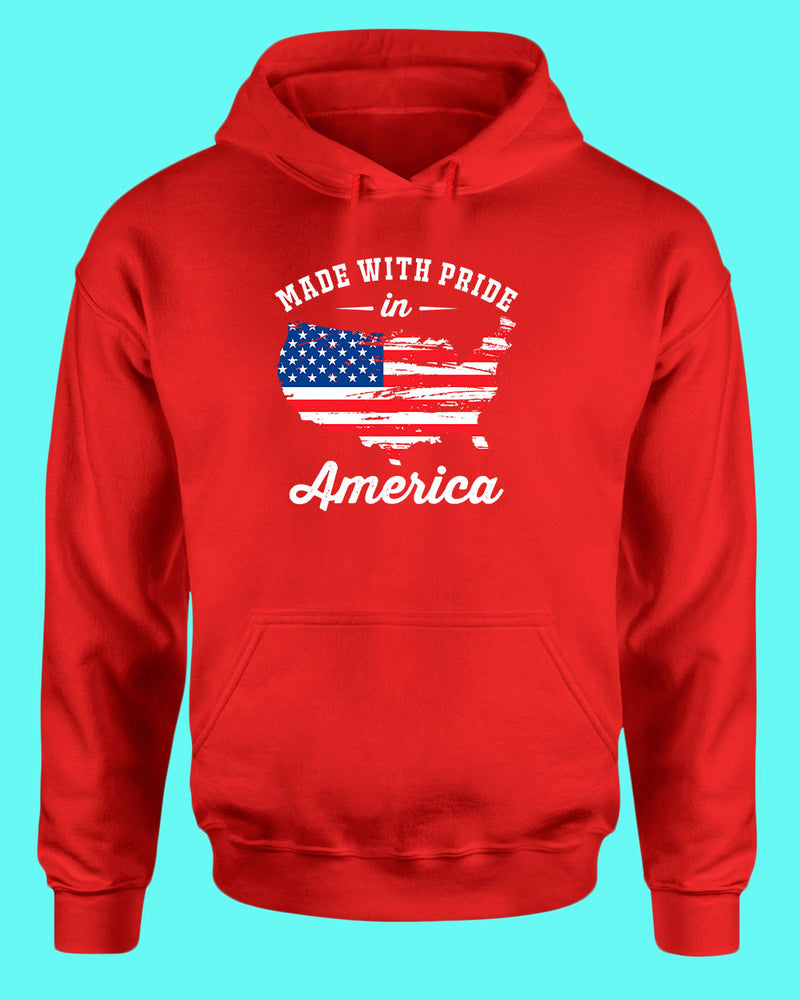 Made With Pride In America hoodie USA Flag hoodie - Fivestartees