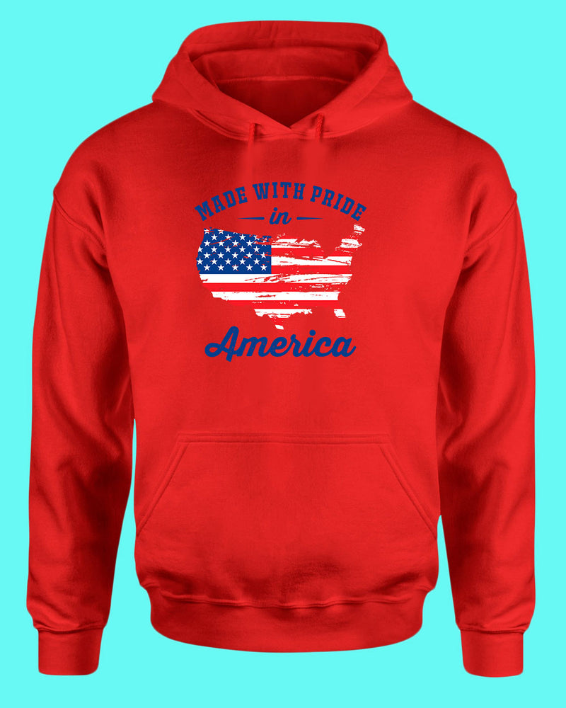 Made With Pride In America hoodie USA Flag hoodie - Fivestartees