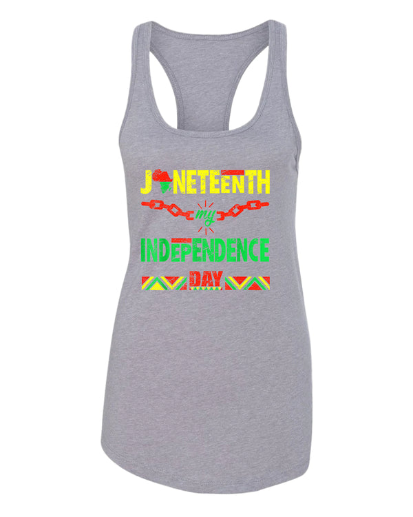 Juneteenth my independence day tank top - Fivestartees