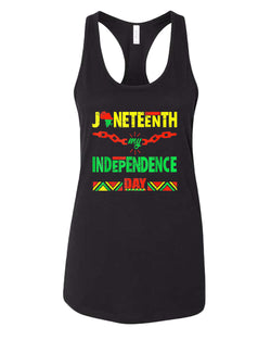 Juneteenth my independence day tank top - Fivestartees