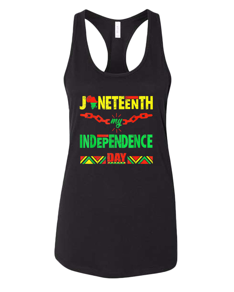 Juneteenth my independence day tank top - Fivestartees
