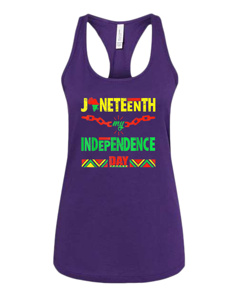 Juneteenth my independence day tank top - Fivestartees