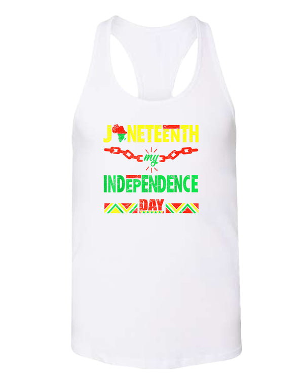 Juneteenth my independence day tank top - Fivestartees