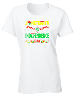 Juneteenth my independence day t-shirt - Fivestartees