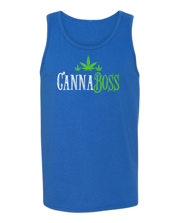 Cannaboss tank top funny smoke leaf tank top - Fivestartees