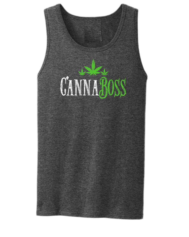 Cannaboss tank top funny smoke leaf tank top - Fivestartees