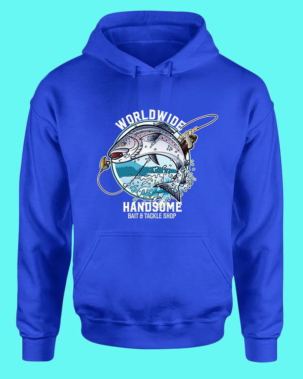 Worldwide Handsome bait and tackle shop hoodie, fishing tees - Fivestartees