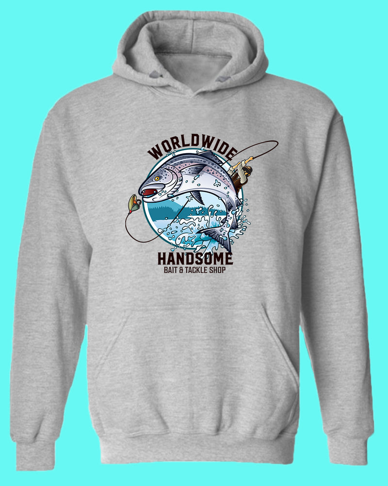 Worldwide Handsome bait and tackle shop hoodie, fishing tees - Fivestartees