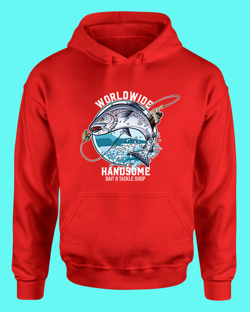 Worldwide Handsome bait and tackle shop hoodie, fishing tees - Fivestartees