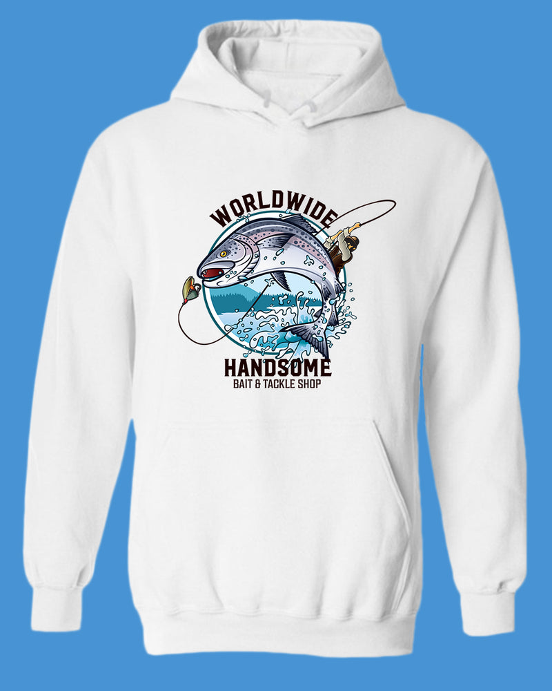 Worldwide Handsome bait and tackle shop hoodie, fishing tees - Fivestartees