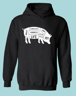Pig Kindness Spot shirt, Stop Eating Pig Hoodie - Fivestartees