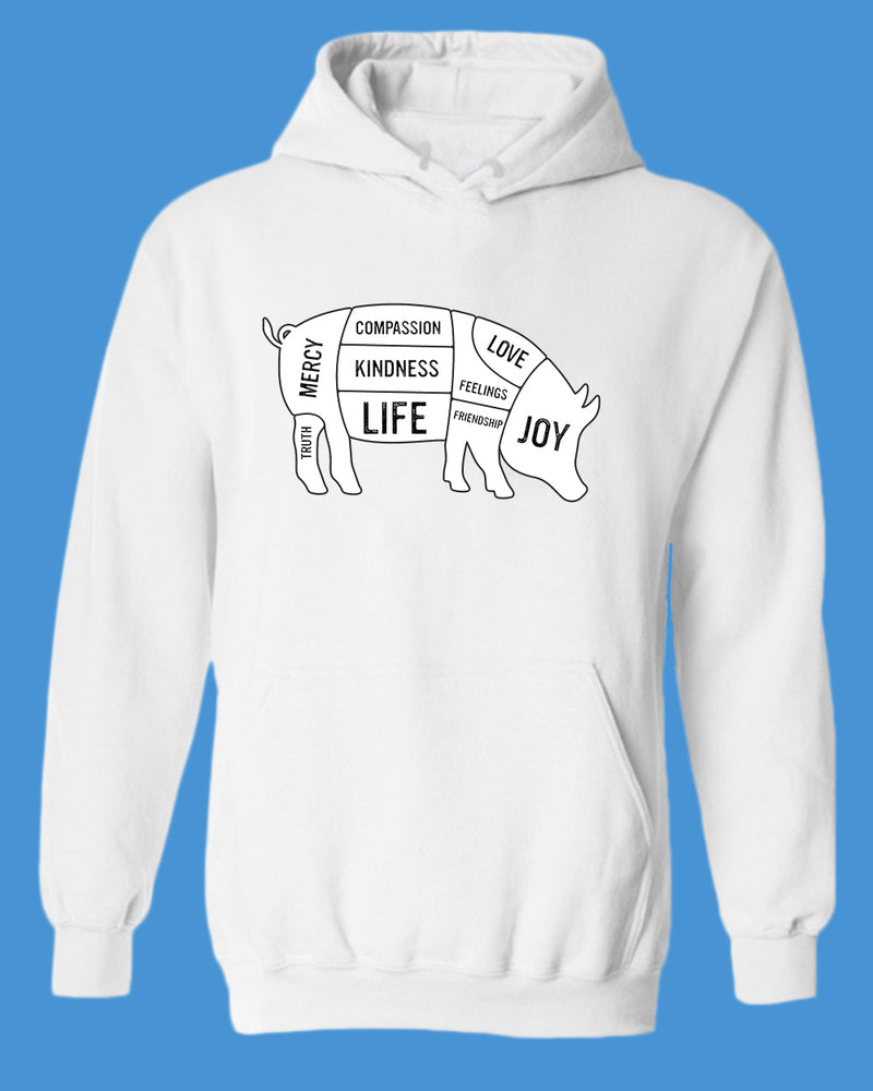 Pig Kindness Spot shirt, Stop Eating Pig Hoodie - Fivestartees