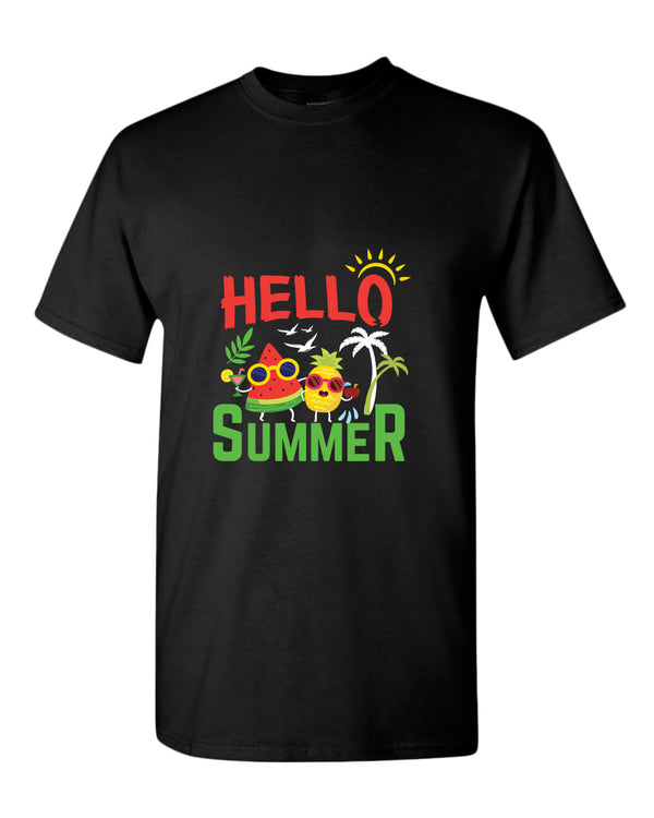 Hello summer t-shirt, summer t-shirt, beach party t-shirt - Fivestartees