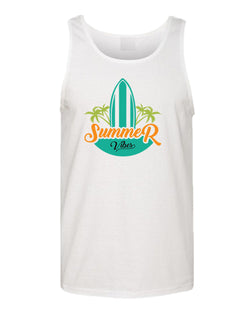 Summer vibes tank top, palm trees tees, summer tank top, beach party tank top - Fivestartees