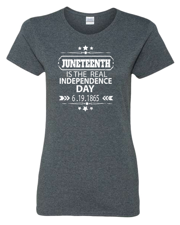 Juneteenth is the real independence day t-shirt - Fivestartees