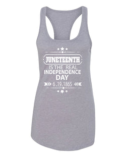 Juneteenth is the real independence day tank top - Fivestartees
