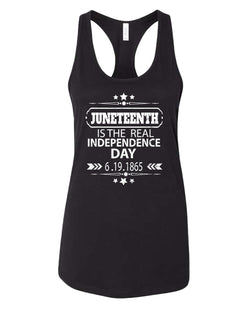 Juneteenth is the real independence day tank top - Fivestartees