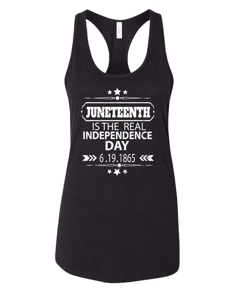 Juneteenth is the real independence day tank top - Fivestartees
