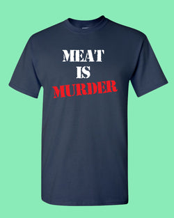 Meat is Murder T-shirt, vegetarian T-shirt - Fivestartees