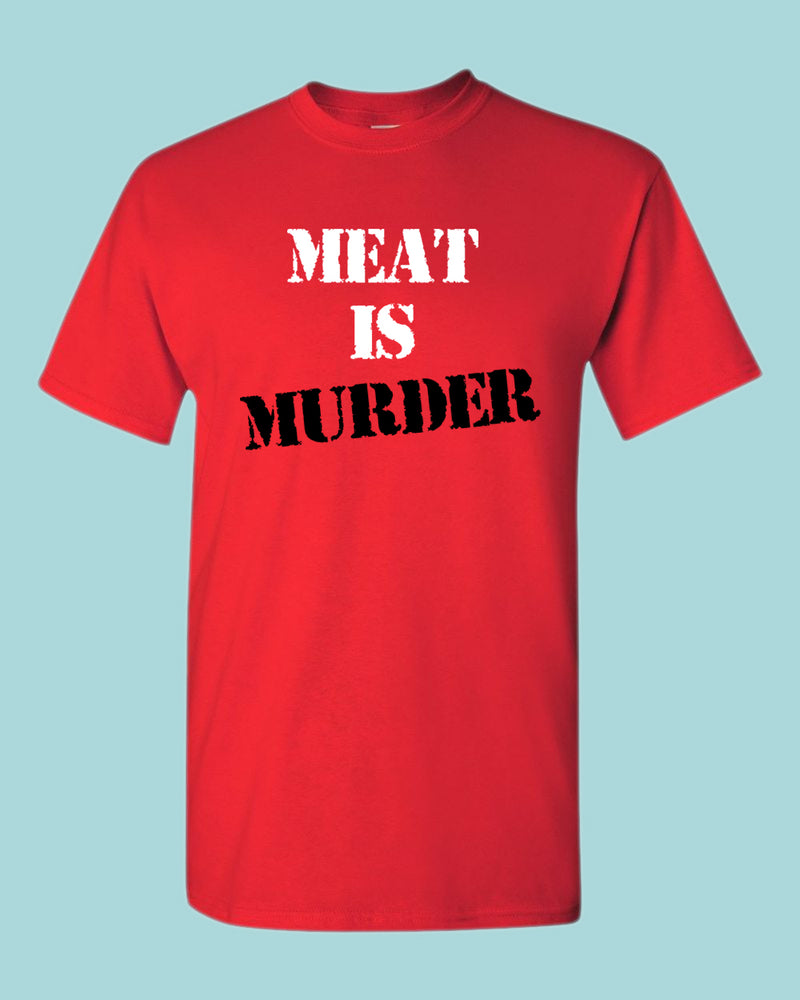 Meat is Murder T-shirt, vegetarian T-shirt - Fivestartees