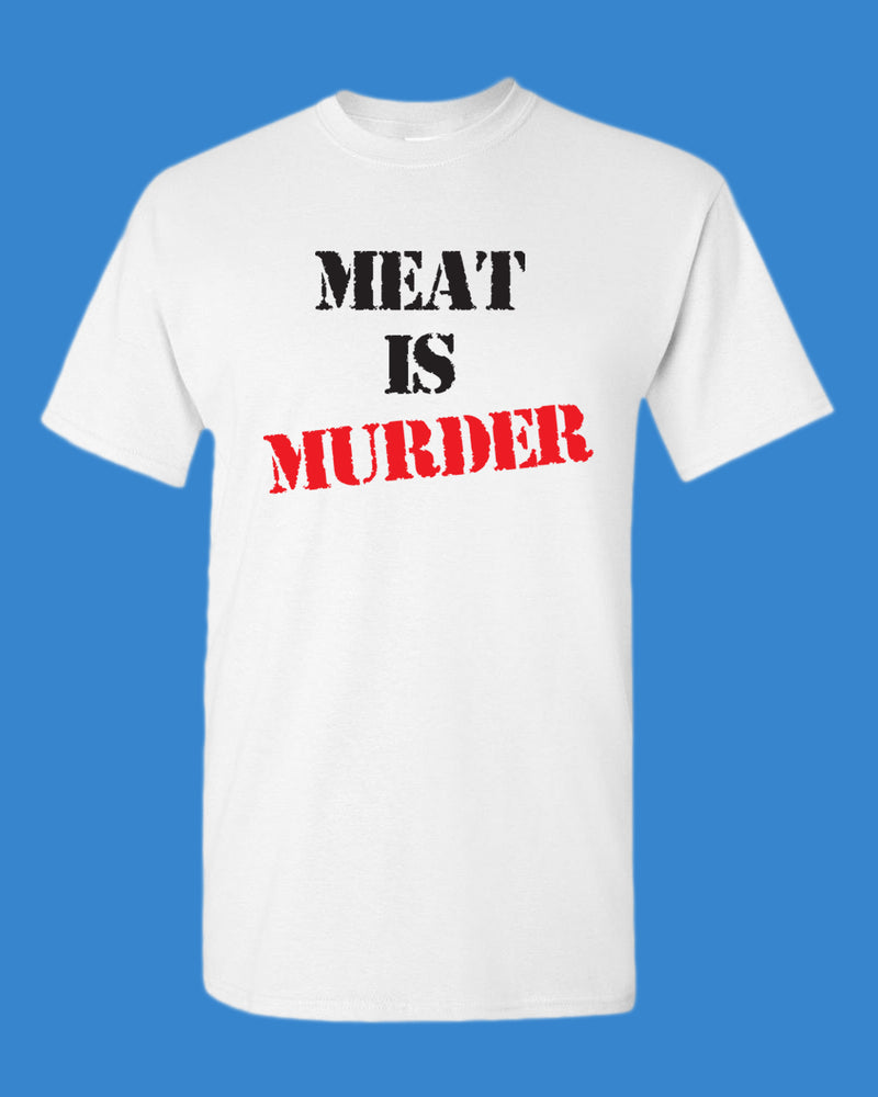 Meat is Murder T-shirt, vegetarian T-shirt - Fivestartees