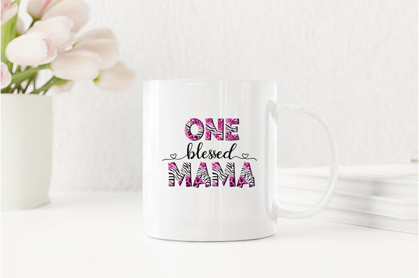 One blessed mama Coffee Mug - Fivestartees