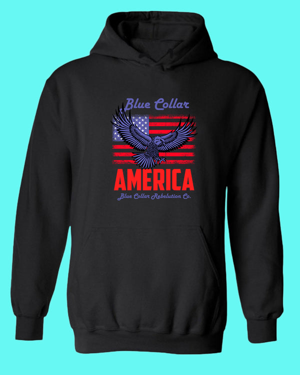 Blue Collar Rebelution hoodie america hoodie - Fivestartees