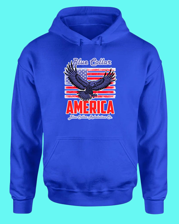 Blue Collar Rebelution hoodie america hoodie - Fivestartees