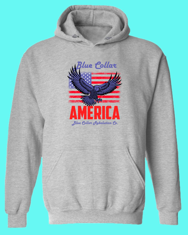 Blue Collar Rebelution hoodie america hoodie - Fivestartees