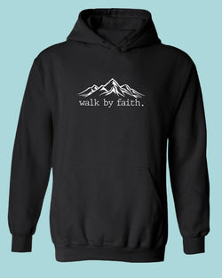 Walk By Faith Religious Hoodie Church Hoodie - Fivestartees