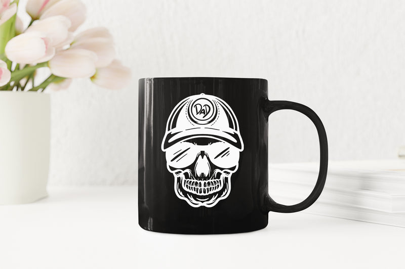 Skull Coffee Mug dad Coffee Mugs - Fivestartees
