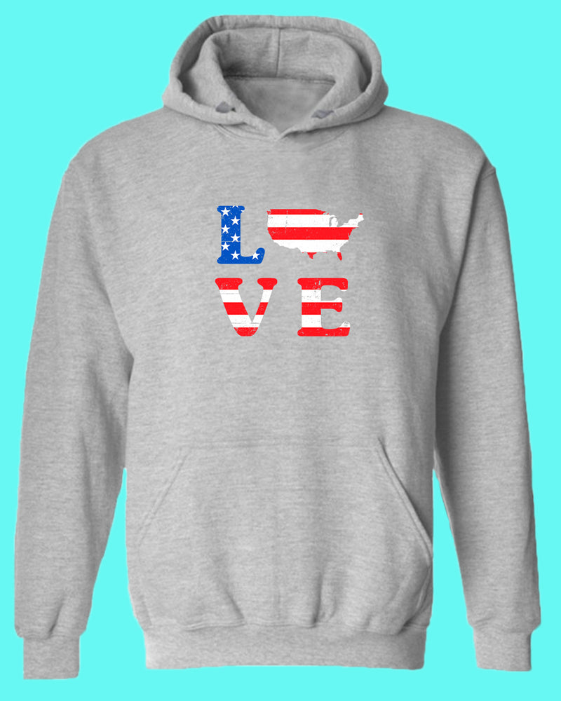 Love America hoodie - Fivestartees