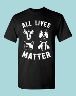 All Animals Lives matter T-shirt, Vegan shirt - Fivestartees
