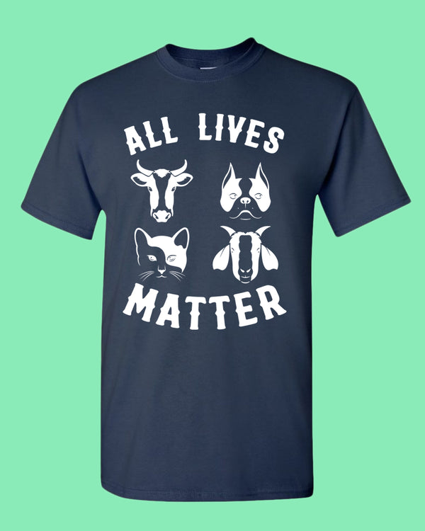 All Animals Lives matter T-shirt, Vegan shirt - Fivestartees