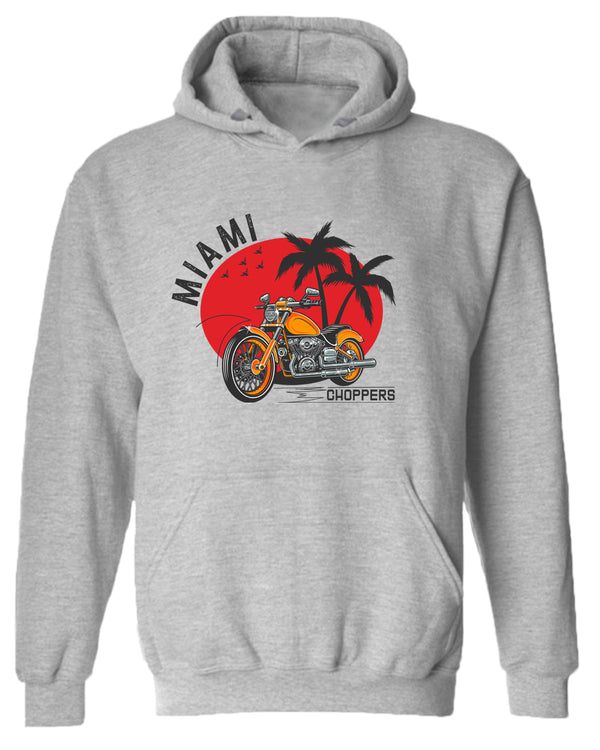 Miami choppers motorcycle hoodie - Fivestartees