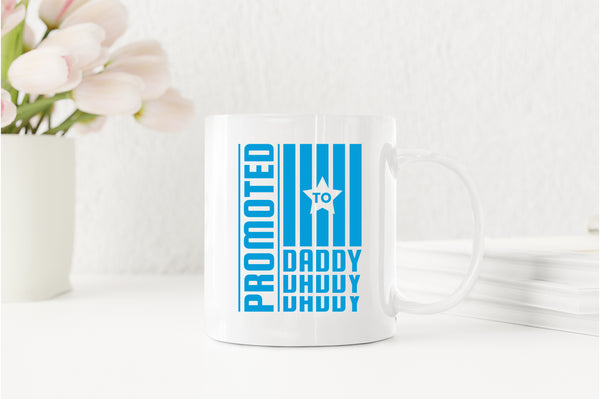 Promoted to daddy Coffee Mug, father's day gift Coffee Mug - Fivestartees