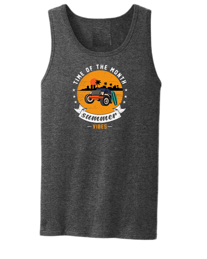 Time of the month, summer vibes tank top, summer tank top, beach party tank top - Fivestartees