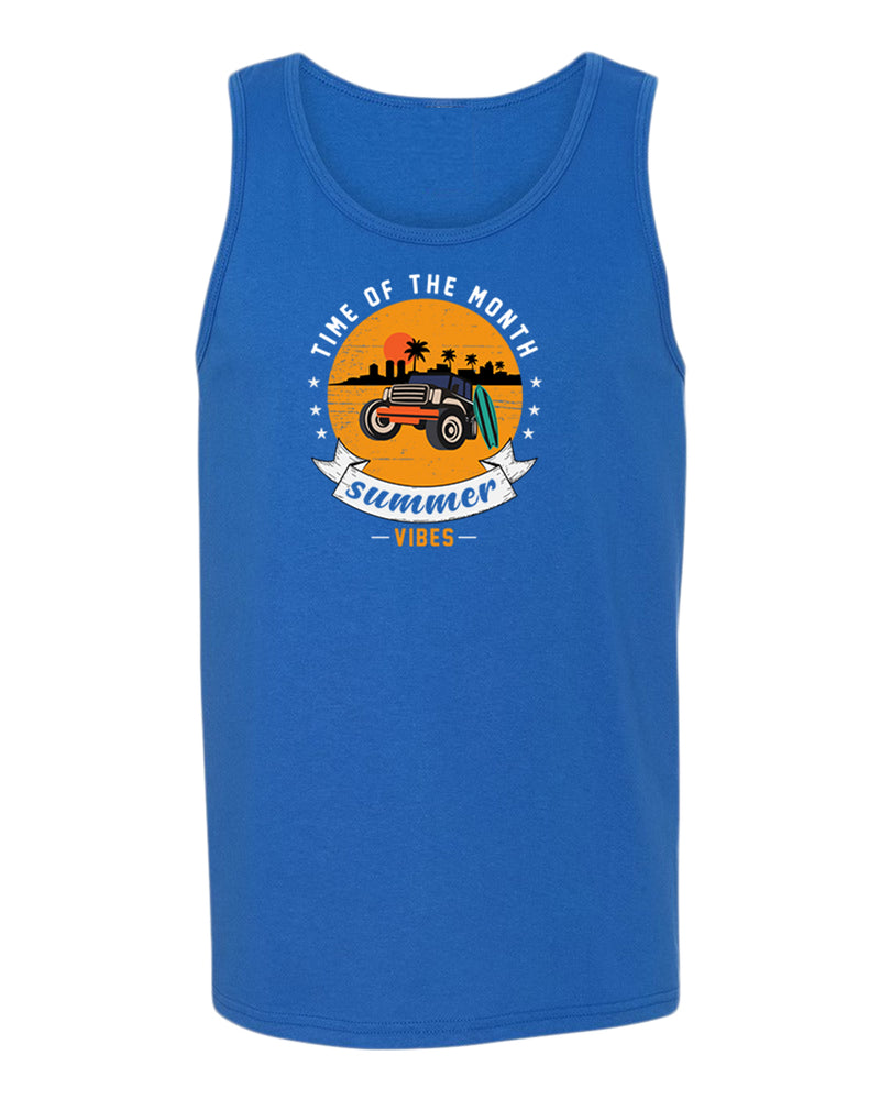 Time of the month, summer vibes tank top, summer tank top, beach party tank top - Fivestartees