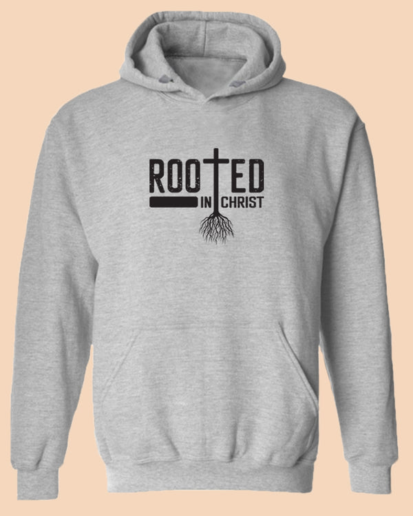 Rooted in Christ Hoodie Christian Hoodie - Fivestartees