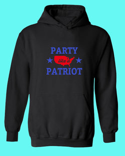 Party like a Patriot America hoodie - Fivestartees