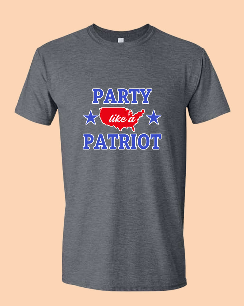 Party like a Patriot America T-shirt - Fivestartees