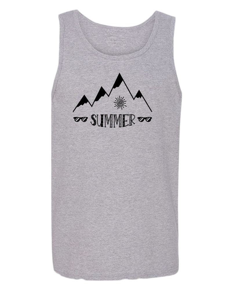 Summer, sun and sunglasses tank top, summer tank top, beach party tank top - Fivestartees