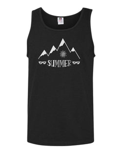 Summer, sun and sunglasses tank top, summer tank top, beach party tank top - Fivestartees