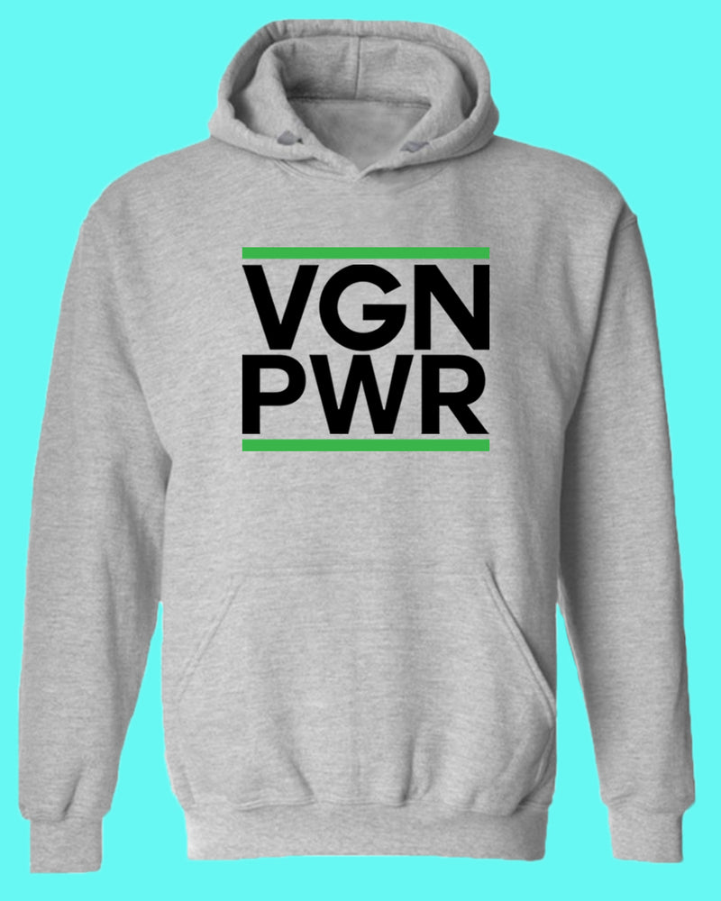 Vegan Power Hoodie, Vegetarian Hoodie - Fivestartees