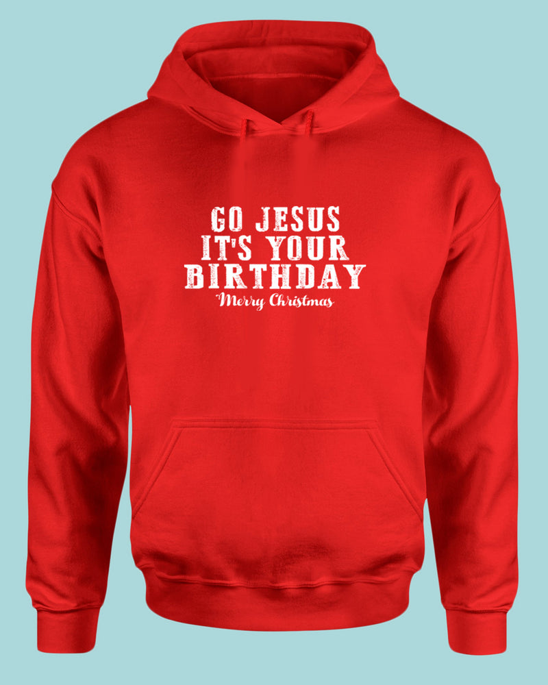 Go jesus It's Your Birthday Hoodie Religious Christmas Hoodie - Fivestartees